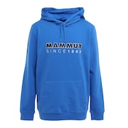 マムート（MAMMUT）（メンズ）スウェット パーカー ML Hoody Men Logo 1014-04670-5072 ブルー 裏起毛 あったかフーディ