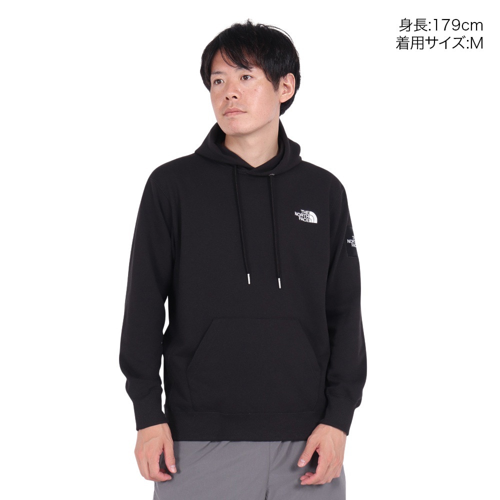 ノースフェイス（THE NORTH FACE）（メンズ、レディース）トレーナー スウェット スクエアロゴフーディ NT12333 K