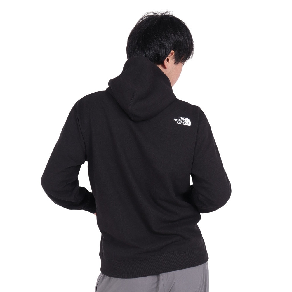 ザ・ノース・フェイス（THE NORTH FACE）（メンズ、レディース）トレーナー スウェット スクエアロゴフーディ NT12333 K