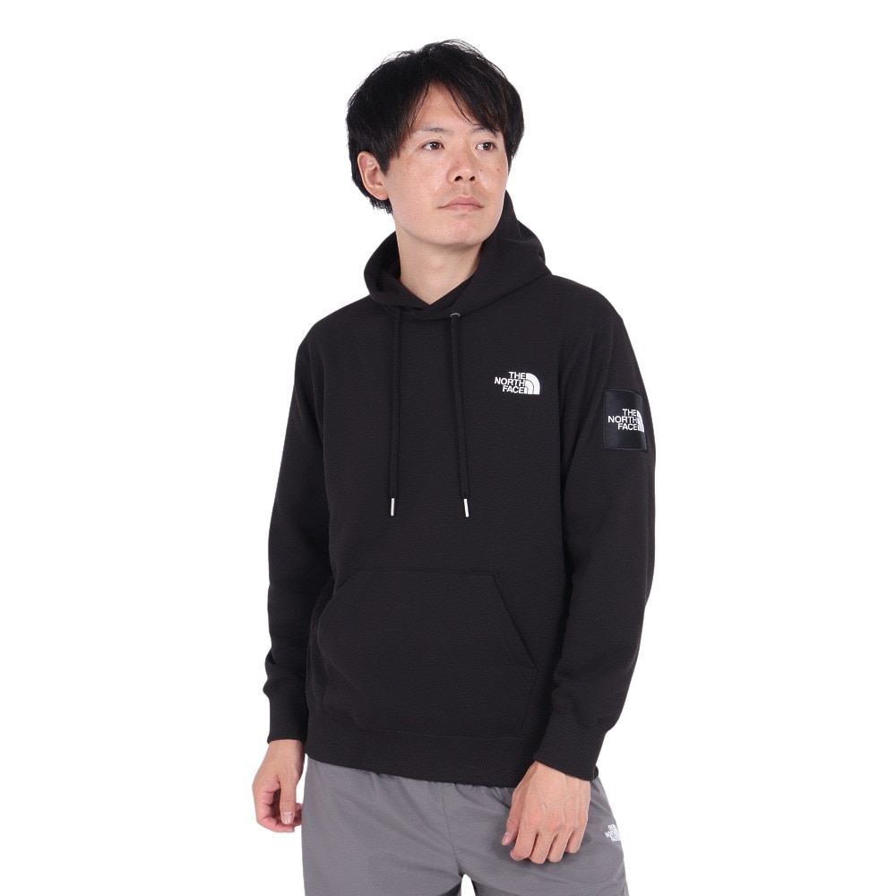 ザ・ノース・フェイス（THE NORTH FACE）（メンズ、レディース）トレーナー スウェット スクエアロゴフーディ NT12333 K