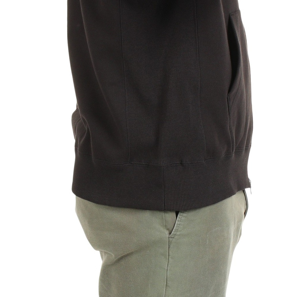 ザ・ノース・フェイス（THE NORTH FACE）（メンズ、レディース）トレーナー スウェット パーカー スクエアロゴフルジップ NT12335 K ブラック