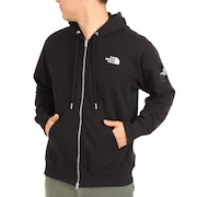 ノースフェイス（THE NORTH FACE）（メンズ）トレーナー スウェット スクエアロゴフルジップ NT12335 K ブラック