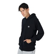 ヘリーハンセン（HELLY HANSEN）（メンズ、レディース）トレーナー スウェット HHロゴフルジップスウェットフーディー HE32321 K ブラック フルジップパーカ 無地