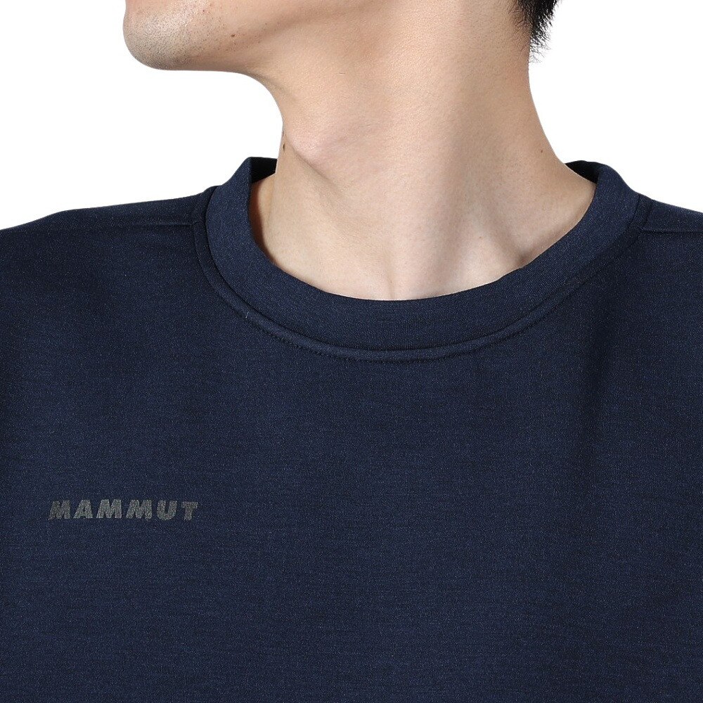 マムート（MAMMUT）（メンズ）トレーナー スウェット Dyno 2.0 ML クルーネック 1014-04970-5784 ネイビー