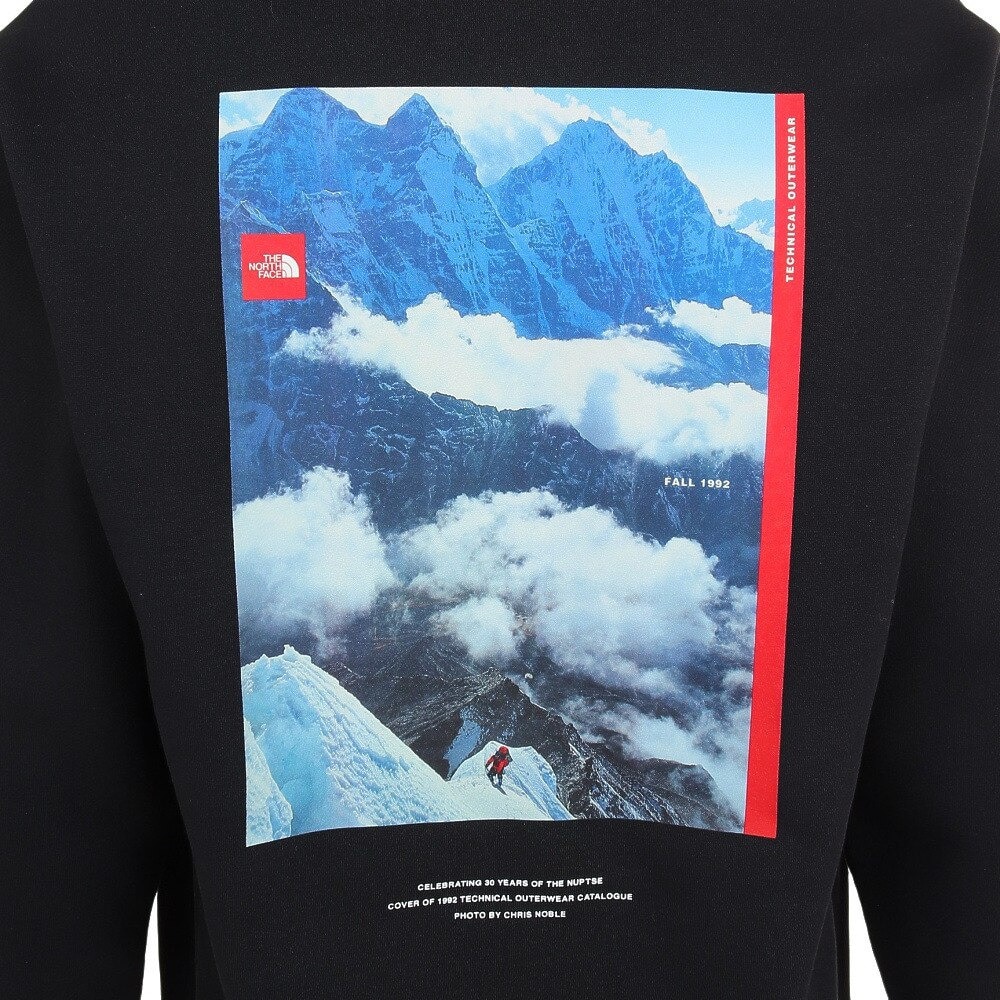 ザ・ノース・フェイス（THE NORTH FACE）（メンズ）パーカー スウェット 30th ヌプシスウェットフーディ NT62234 K ブラック