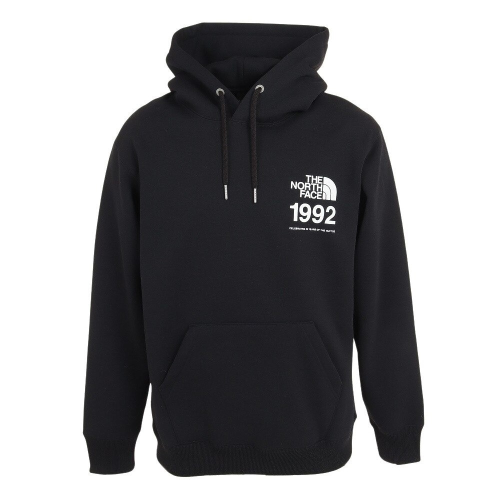 ザ・ノース・フェイス（THE NORTH FACE）（メンズ）パーカー スウェット 30th ヌプシスウェットフーディ NT62234 K ブラック