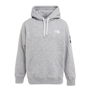 ノースフェイス（THE NORTH FACE）（メンズ）スウェット パーカー スクエアロゴ フーディ NT62235 Z グレー