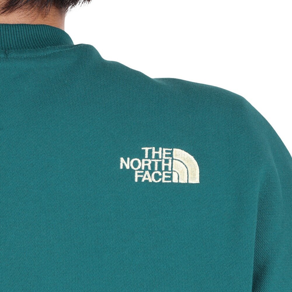 ノースフェイス（THE NORTH FACE）（メンズ）トレーナー スウェット ネバーストップ アイエヌジー クルー NT62334 AE グリーン