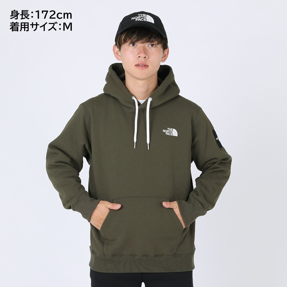 ノースフェイス(THE NORTH FACE)パーカー スウェット スクエアロゴ