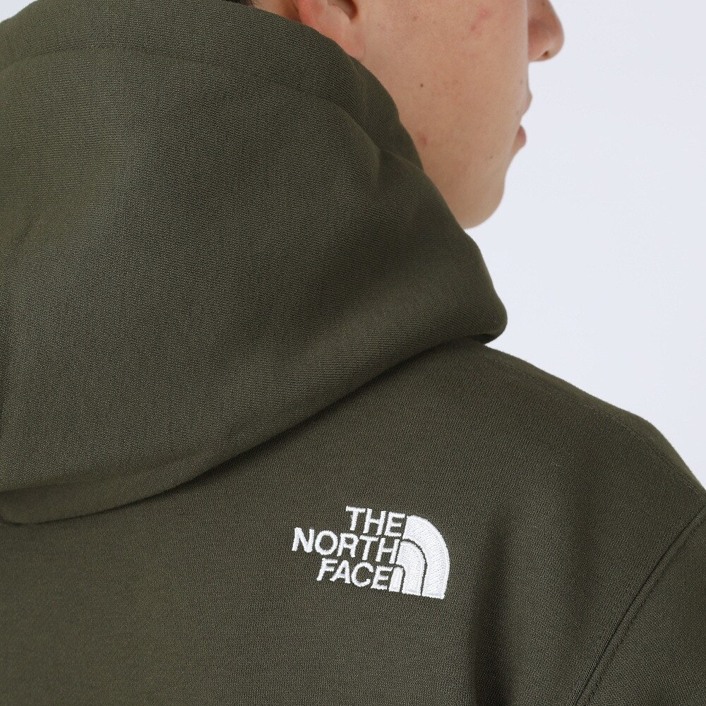 ノースフェイス（THE NORTH FACE）（メンズ、レディース）パーカー スウェット スクエアロゴフーディ NT62338 NT カーキ