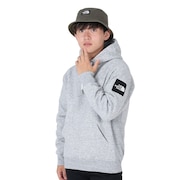 ノースフェイス（THE NORTH FACE）（メンズ、レディース）パーカー スウェット スクエアロゴフーディ NT62338 Z グレー