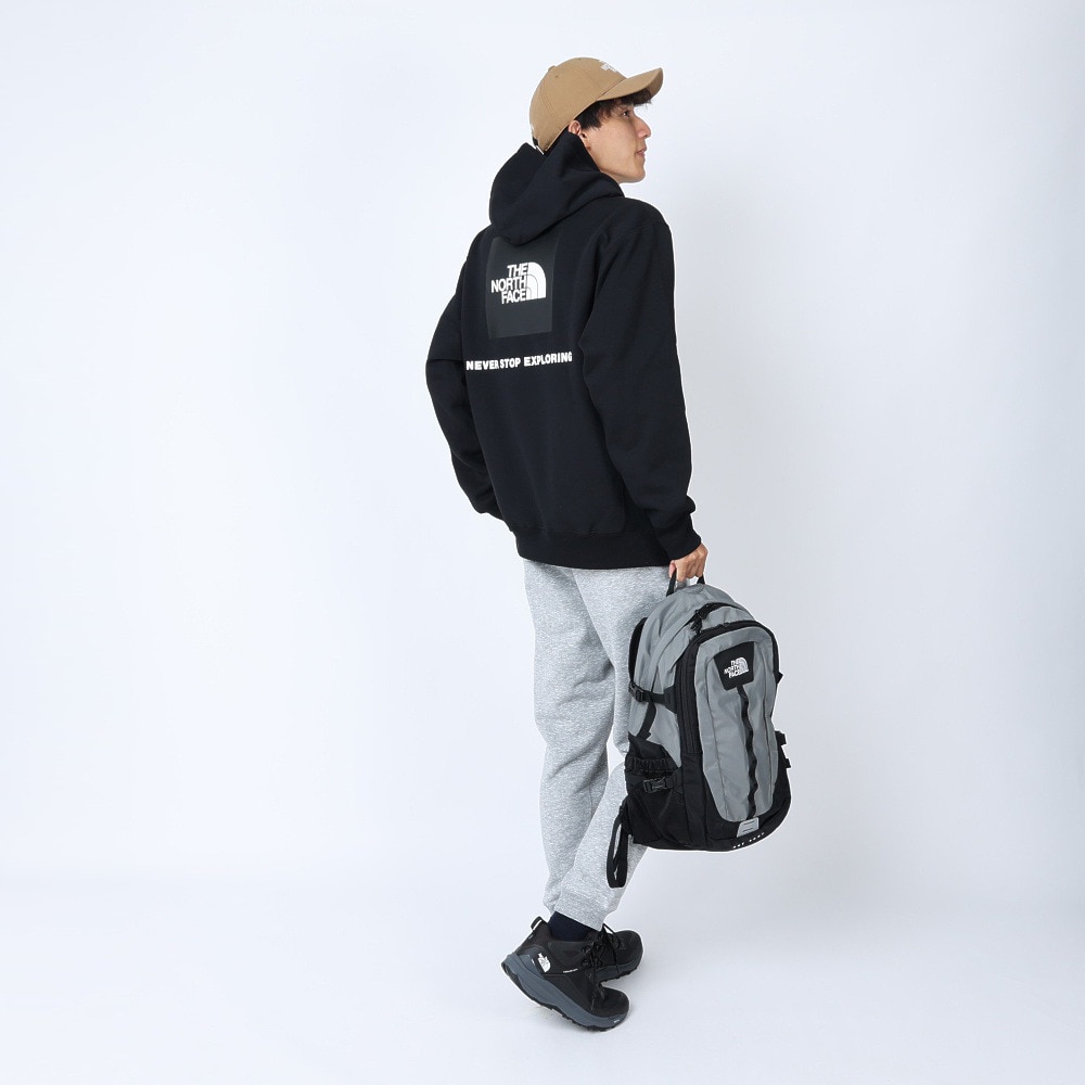 ノースフェイス（THE NORTH FACE）（メンズ）パーカー スウェット バックスクエア ロゴフーディ NT62348 K ブラック