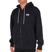 ヘリーハンセン(HELLY HANSEN)(メンズ)パーカー 長袖スウェット ロゴフルジップフーディー HH32376 K ブラック