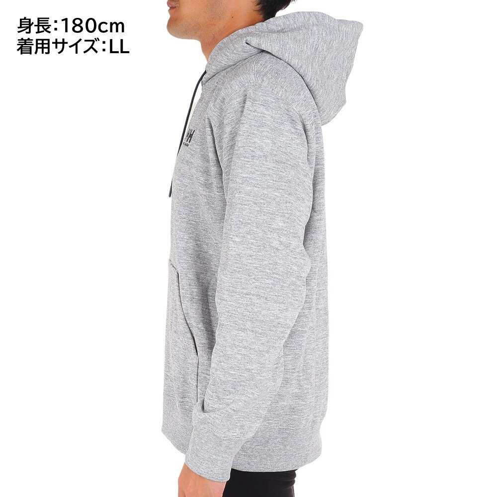 ヘリーハンセン（HELLY HANSEN）（メンズ）パーカー 長袖スウェット ロゴフルジップフーディー HH32376 Z グレー