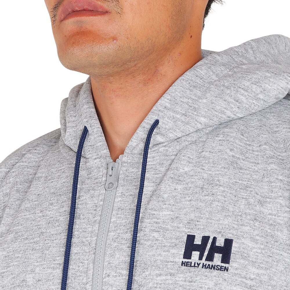 ヘリーハンセン（HELLY HANSEN）（メンズ）パーカー 長袖スウェット ロゴフルジップフーディー HH32376 Z グレー