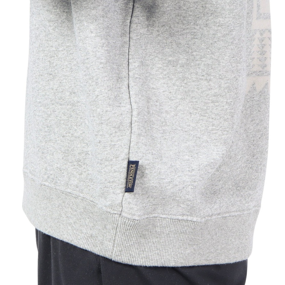 ペンドルトン（PENDLETON）（メンズ）トレーナー スウェット ラグラン バックプリントスウェット 19807225 H.Grey グレー