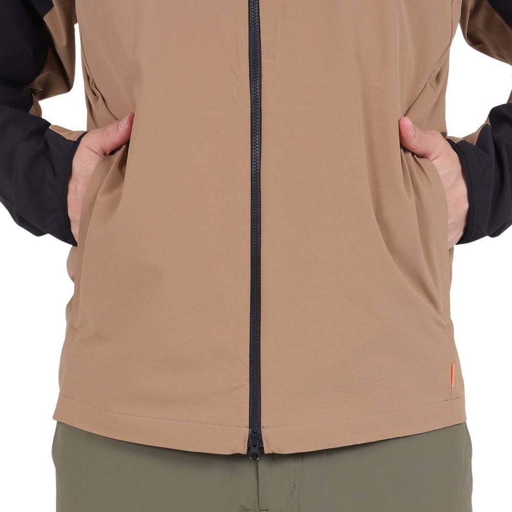マムート（MAMMUT）（メンズ）アウター ストレッチ コンフォート ジャケット AF 1011-02410-7493 ベージュ×ブラック EUROサイズ 耐久撥水 軽量 