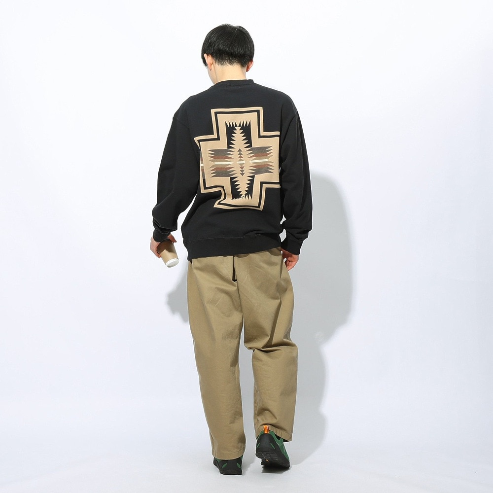 ペンドルトン（PENDLETON）（メンズ）トレーナー スウェット ペンドルトン メンズ フレンチテリー バックプリントスウェット 19807034 BLK