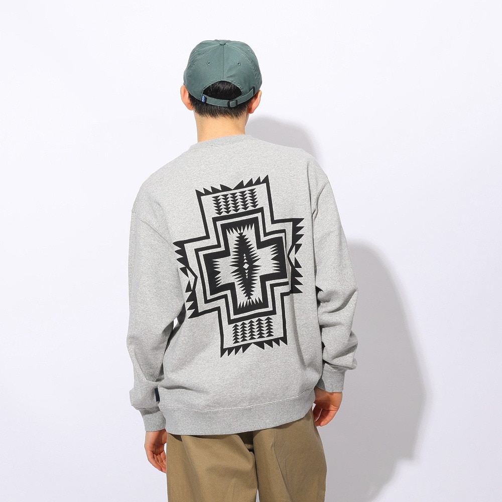 ペンドルトン（PENDLETON）（メンズ）トレーナー スウェット ペンドルトン メンズ フレンチテリー バックプリントスウェット 19807034 HGR