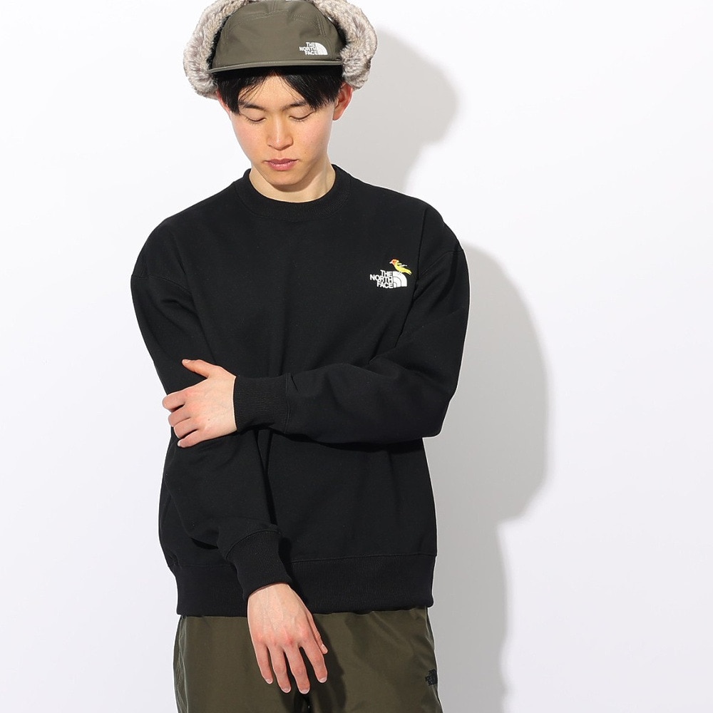ザ・ノース・フェイス（THE NORTH FACE）（メンズ、レディース）トレーナー スウェット ズー ピッカー クルーネック NT62434 K