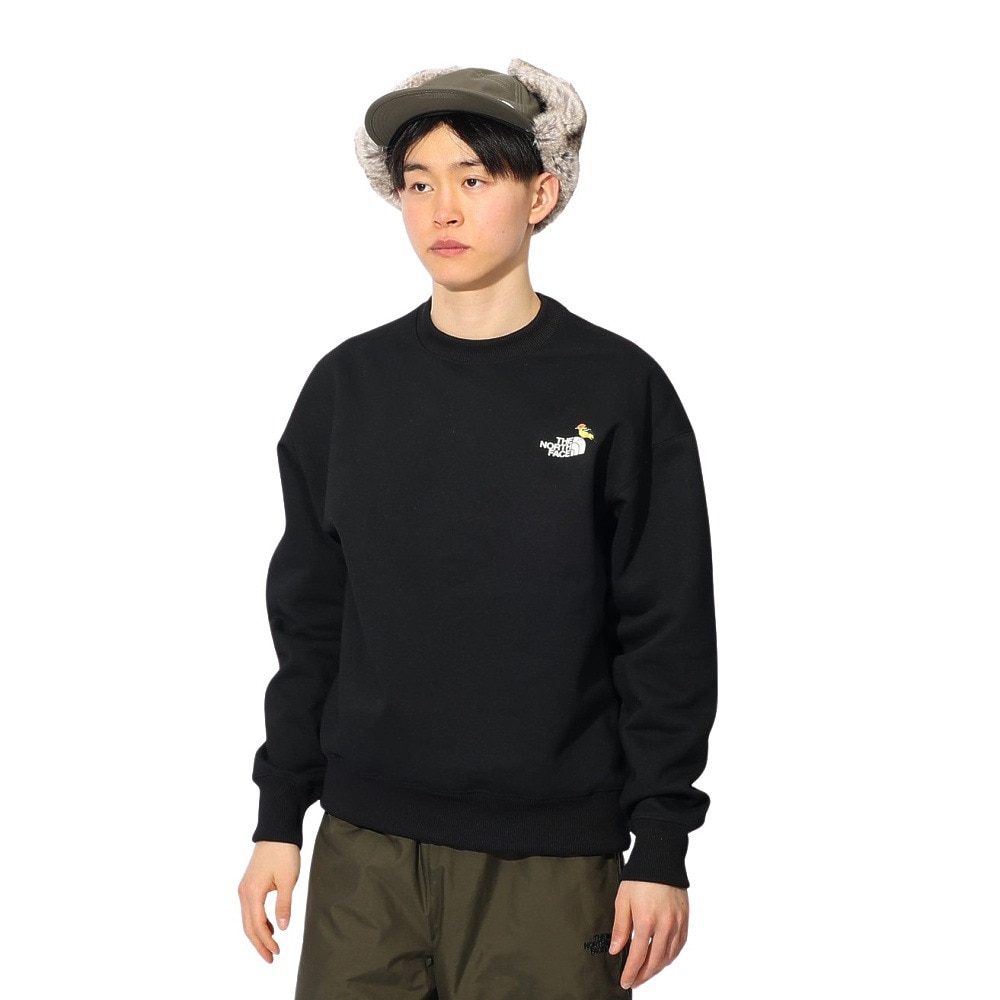 ザ・ノース・フェイス（THE NORTH FACE）（メンズ、レディース）トレーナー スウェット ズー ピッカー クルーネック NT62434 K