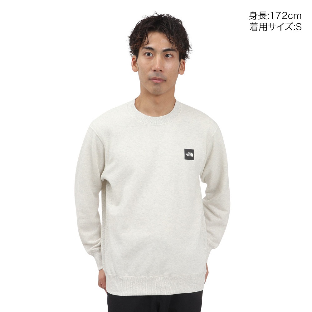 ザ・ノース・フェイス（THE NORTH FACE）（メンズ、レディース）トレーナー スウェット ヘザーロゴクルーネック NT12334 WX
