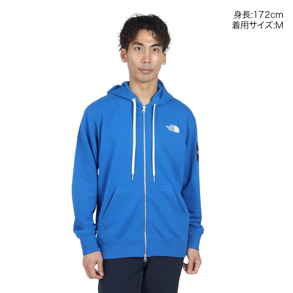 ザ・ノース・フェイス（THE NORTH FACE）（メンズ、レディース）トレーナー スウェット スクエアロゴ フルジップスウェット NT12335 HB