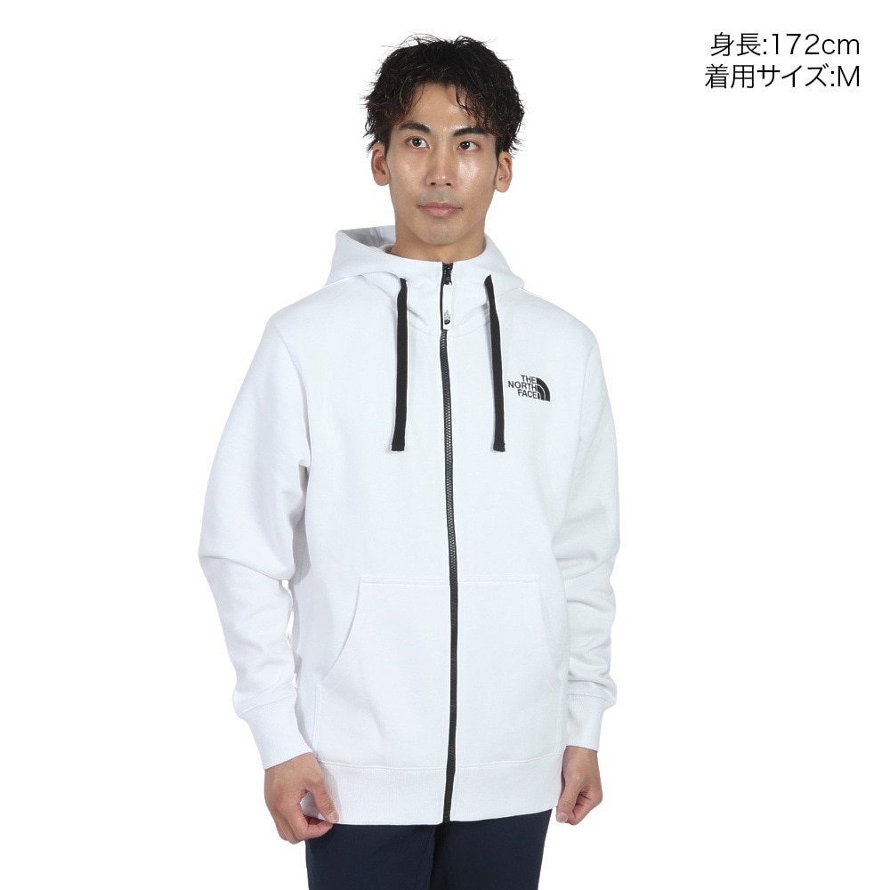 ザ・ノース・フェイス（THE NORTH FACE）（メンズ）トレーナー スウェット リアビューフルジップフーディ NT12442 W