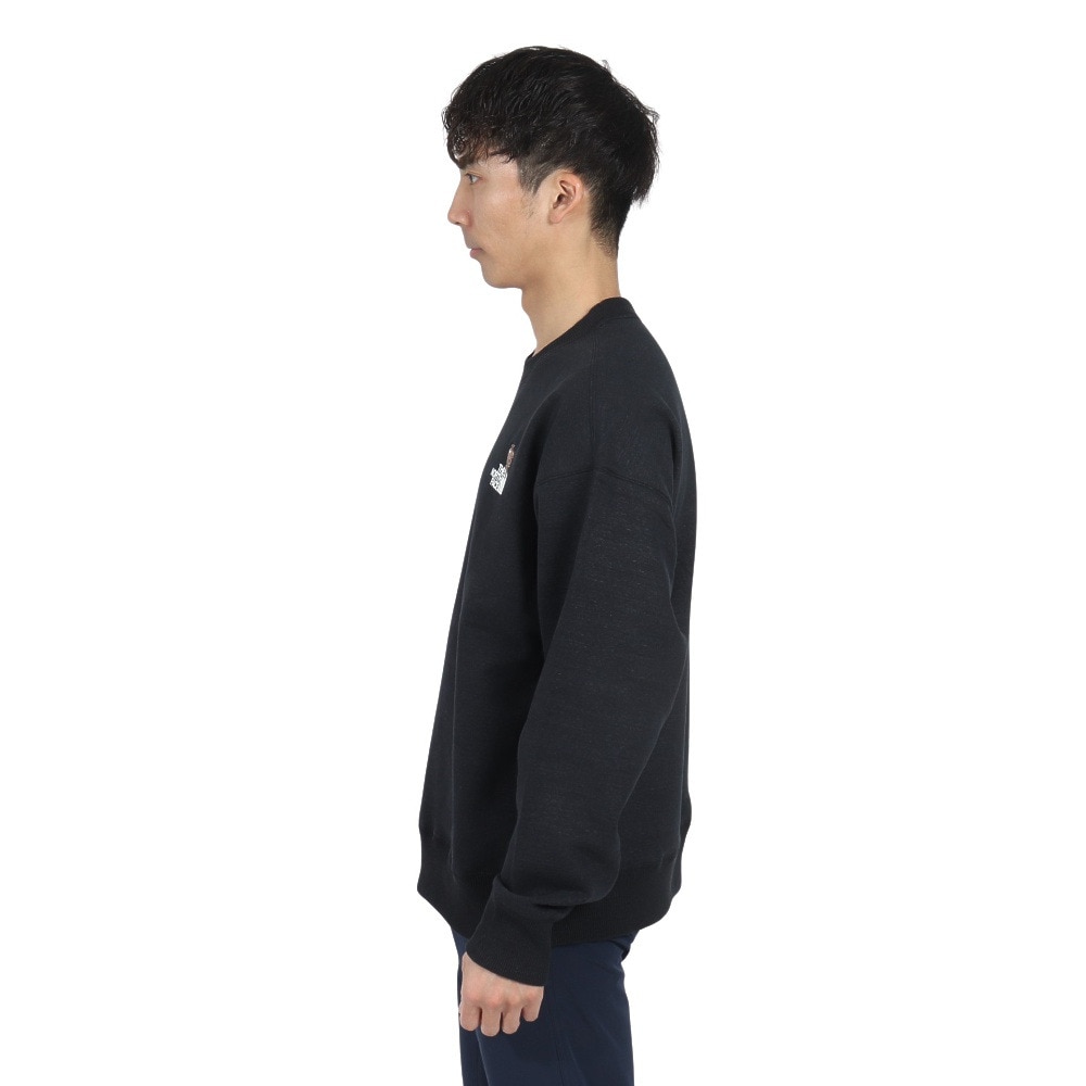 ザ・ノース・フェイス（THE NORTH FACE）（メンズ、レディース）トレーナー スウェット ズーピッカークルーネック NT12536 K
