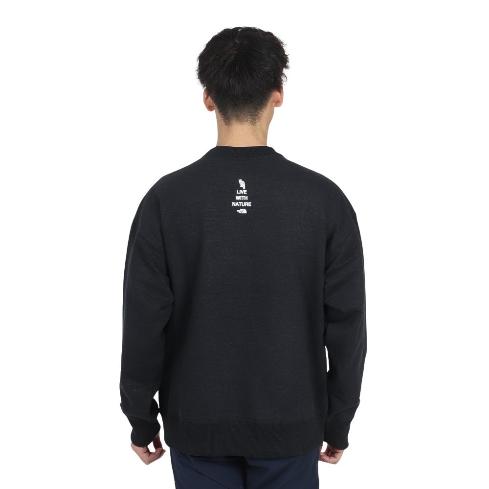 ザ・ノース・フェイス（THE NORTH FACE）（メンズ、レディース）トレーナー スウェット ズーピッカークルーネック NT12536 K