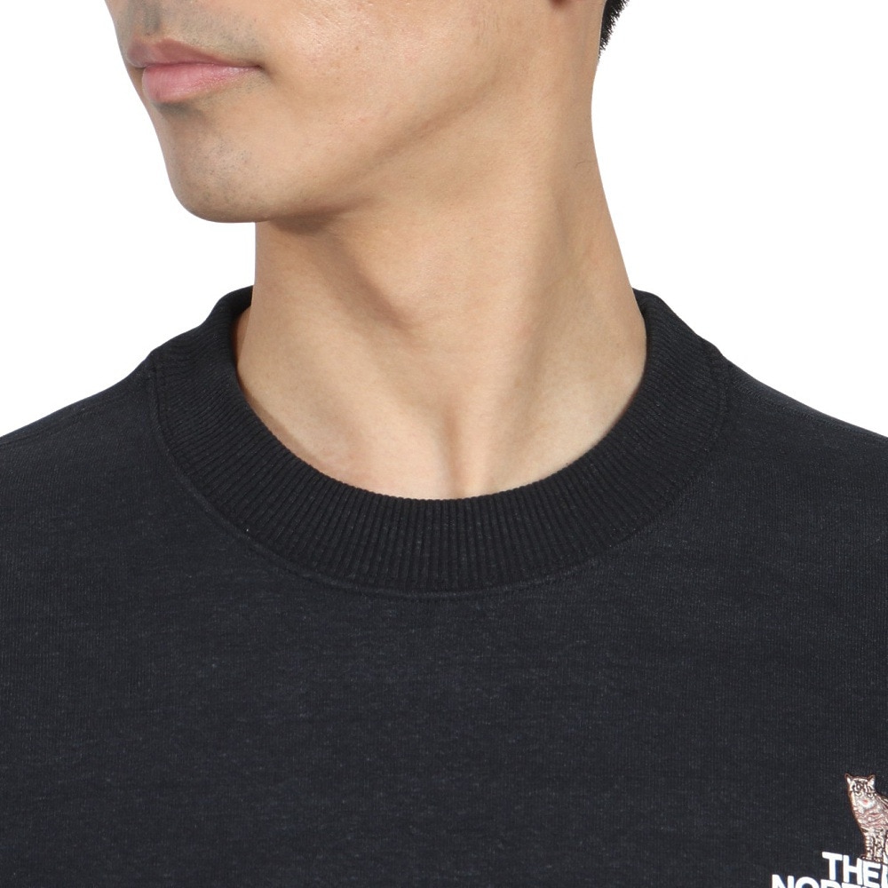 ザ・ノース・フェイス（THE NORTH FACE）（メンズ、レディース）トレーナー スウェット ズーピッカークルーネック NT12536 K