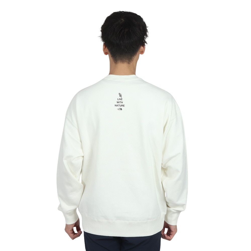 ザ・ノース・フェイス（THE NORTH FACE）（メンズ、レディース）トレーナー スウェット ズーピッカークルーネック NT12536 W