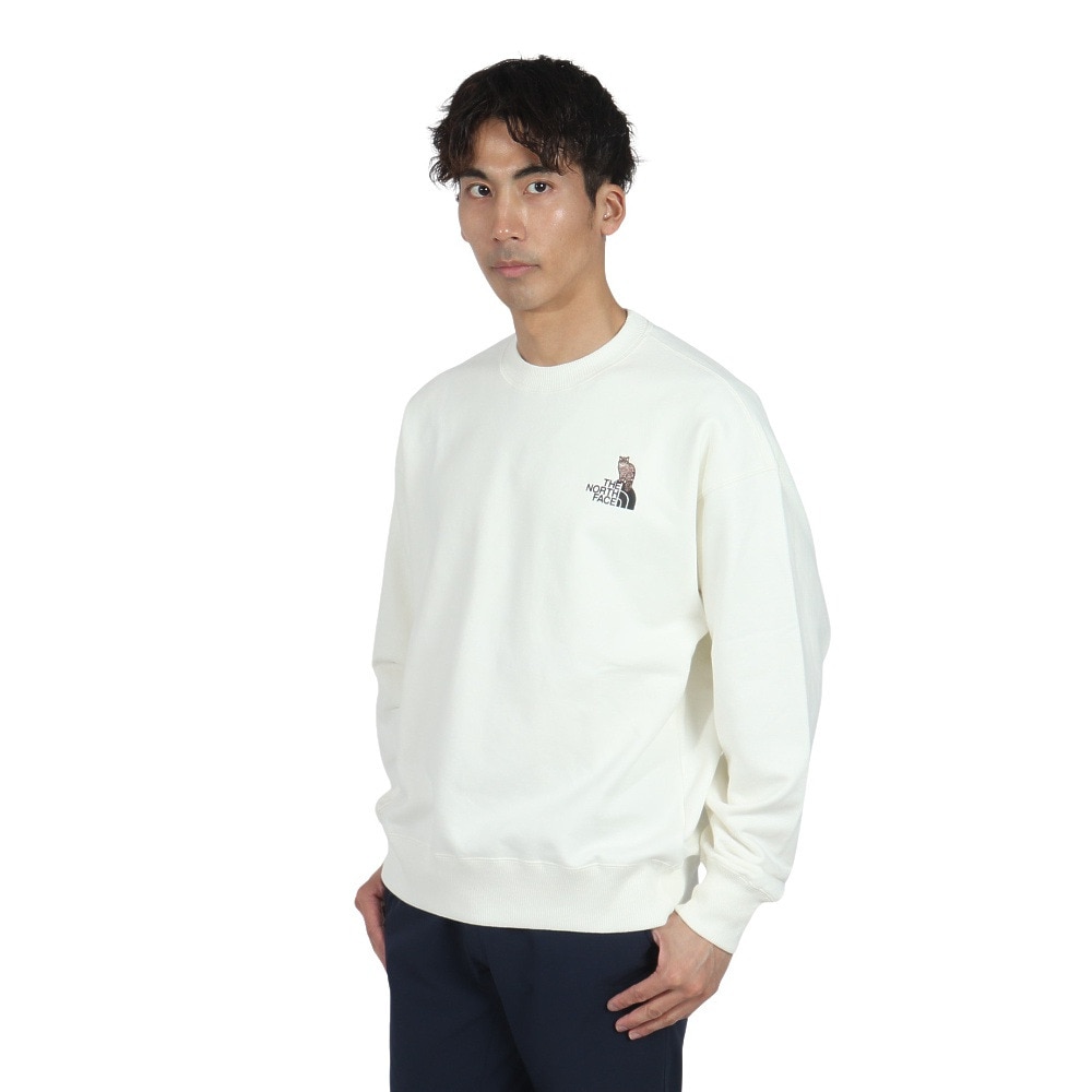ザ・ノース・フェイス（THE NORTH FACE）（メンズ、レディース）トレーナー スウェット ズーピッカークルーネック NT12536 W