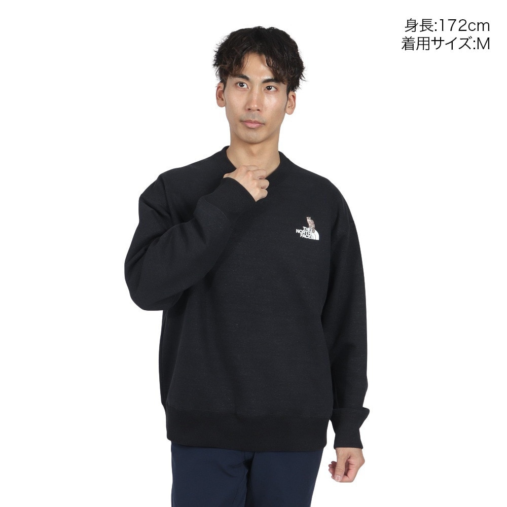 ザ・ノース・フェイス（THE NORTH FACE）（メンズ）トレーナー スウェット ズーピッカークルーネック NT12536 K