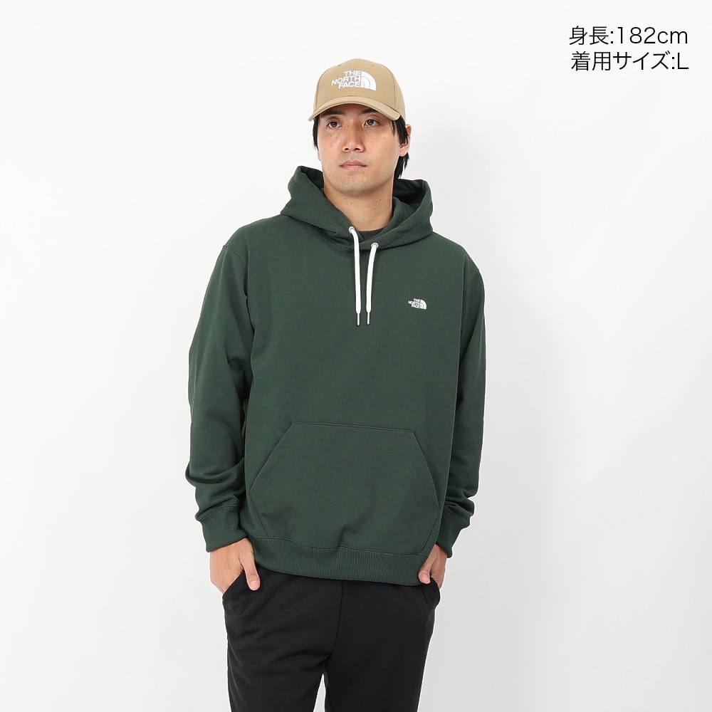 ザ・ノース・フェイス（THE NORTH FACE）（メンズ、レディース）トレーナー スウェット スモールロゴヘザースウェットフーディ NT62531 AL