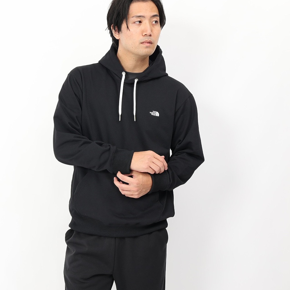 ザ・ノース・フェイス（THE NORTH FACE）（メンズ、レディース）トレーナー スウェット スモールロゴヘザースウェットフーディ NT62531 K