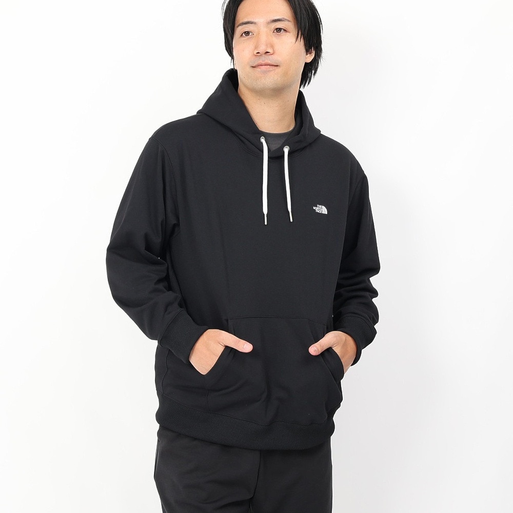 ザ・ノース・フェイス（THE NORTH FACE）（メンズ、レディース）トレーナー スウェット スモールロゴヘザースウェットフーディ NT62531 K