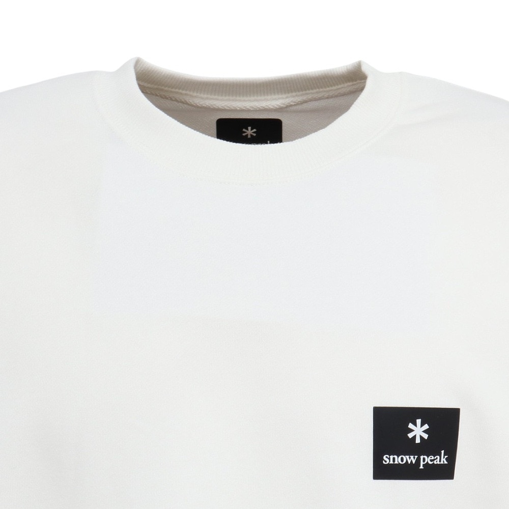 スノーピーク（snow peak）（メンズ）トレーナー Square Logo プルオーバー スウェット OWH NSD-SW-25AU001 002