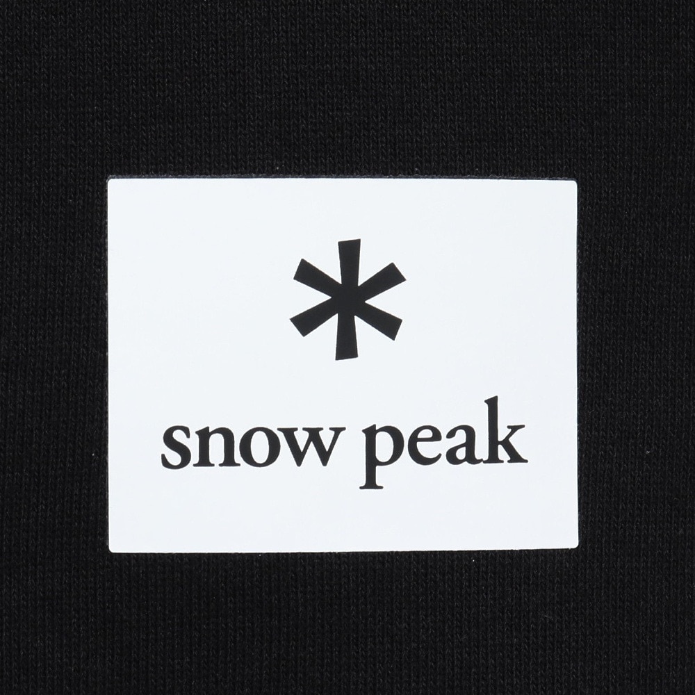 スノーピーク（snow peak）（メンズ）トレーナー Square Logo プルオーバー スウェット BK NSD-SW-25AU001 019