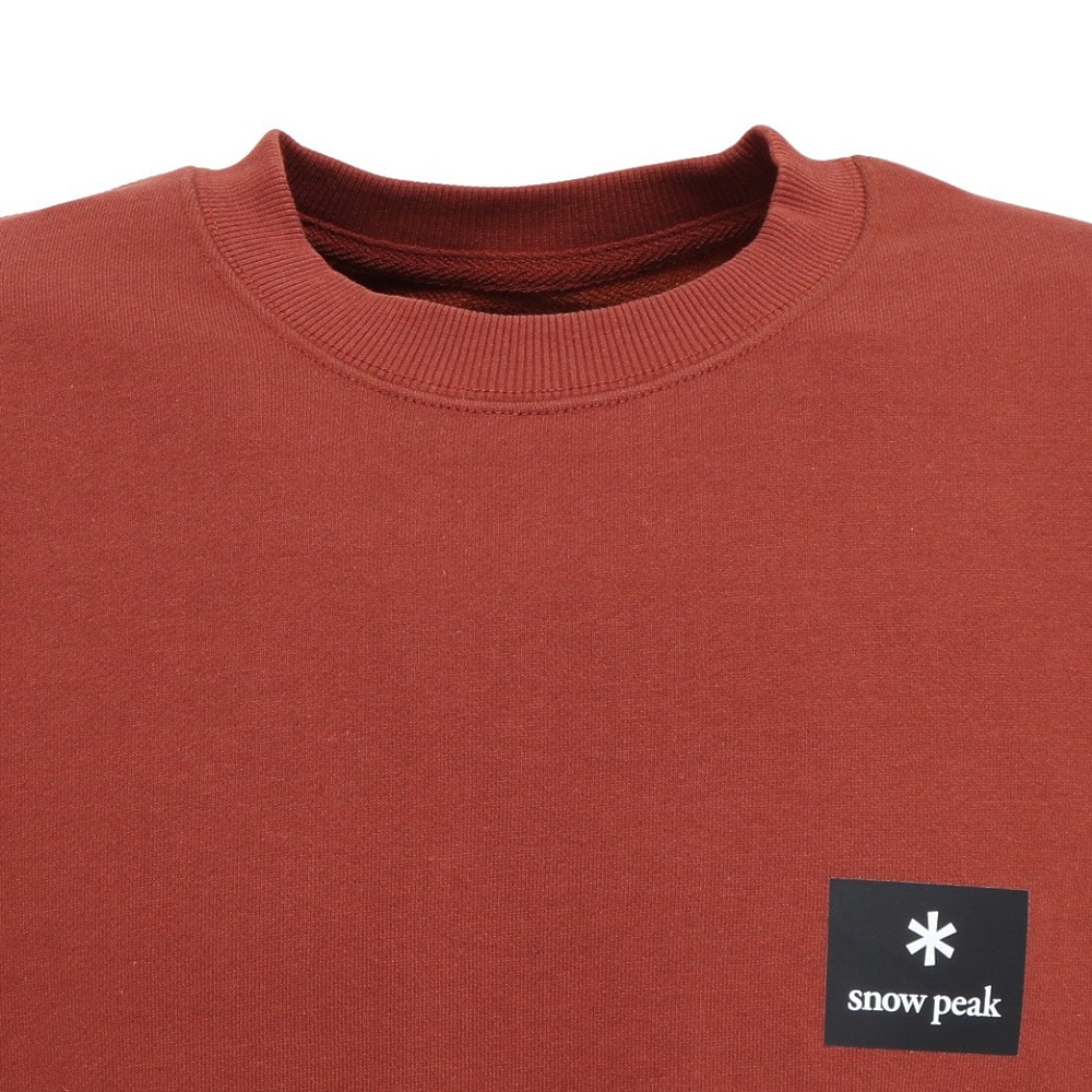 スノーピーク（snow peak）（メンズ）トレーナー Square Logo プルオーバー スウェット LBR NSD-SW-25AU001 031