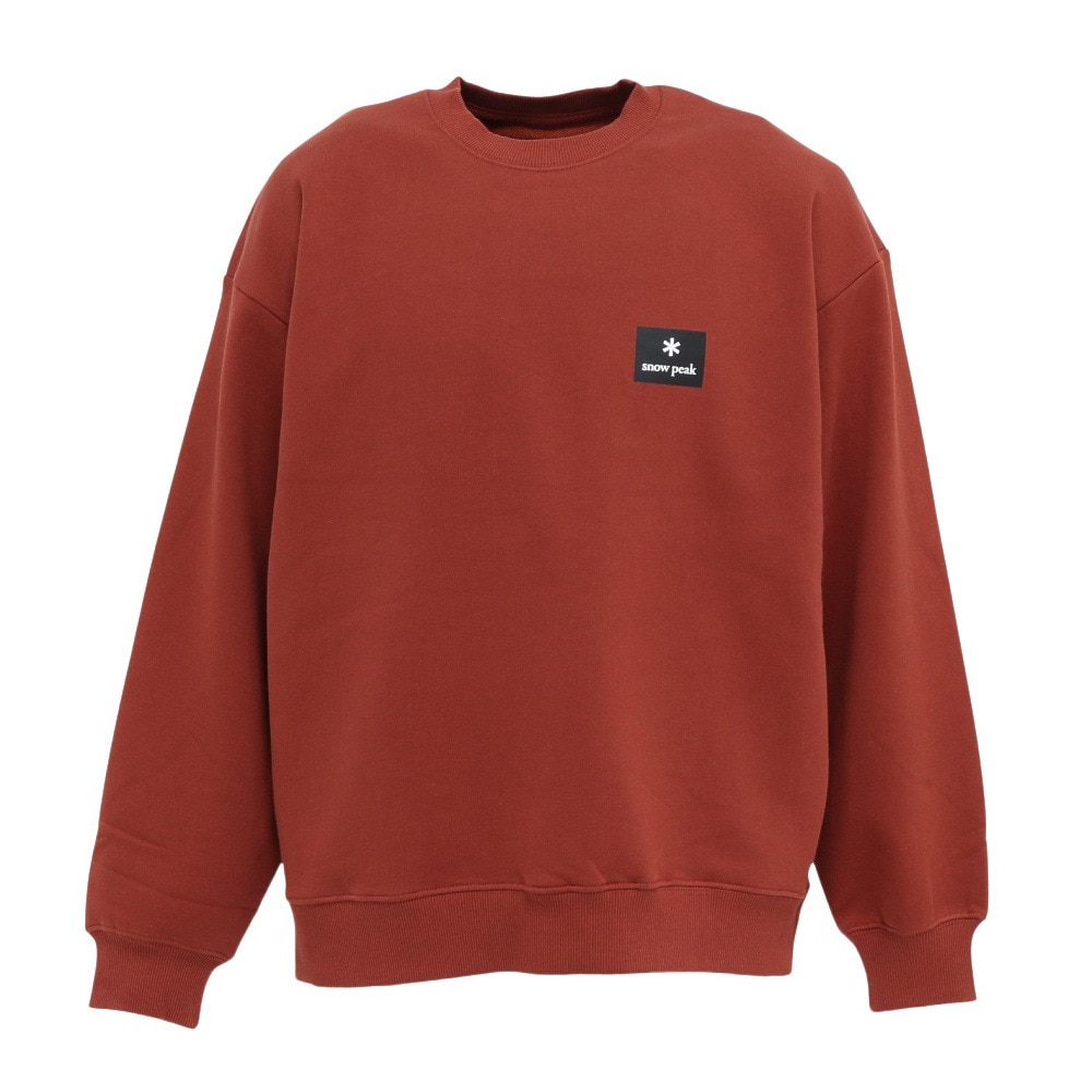 スノーピーク（snow peak）（メンズ）トレーナー Square Logo プルオーバー スウェット LBR NSD-SW-25AU001 031