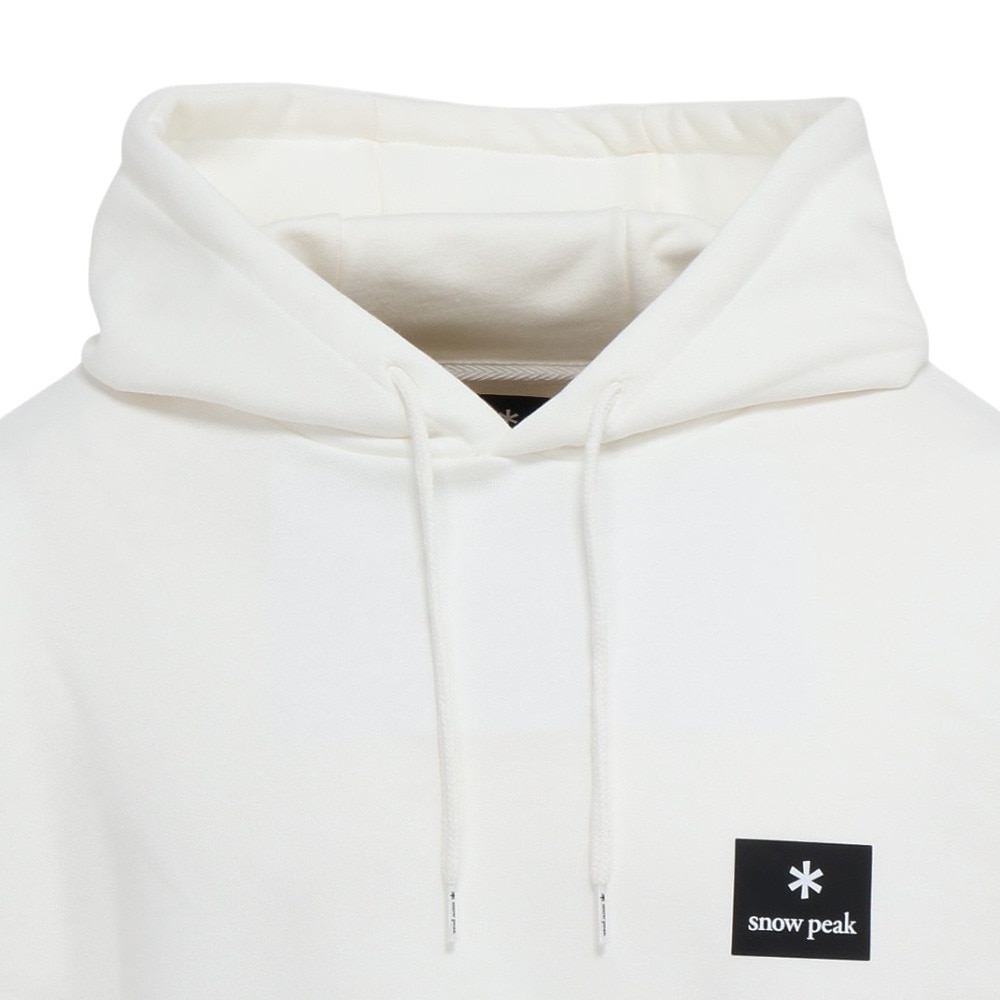 スノーピーク（snow peak）（メンズ）トレーナー スウェット スクエアロゴ フーディー OWH NSD-SW-25AU002 002
