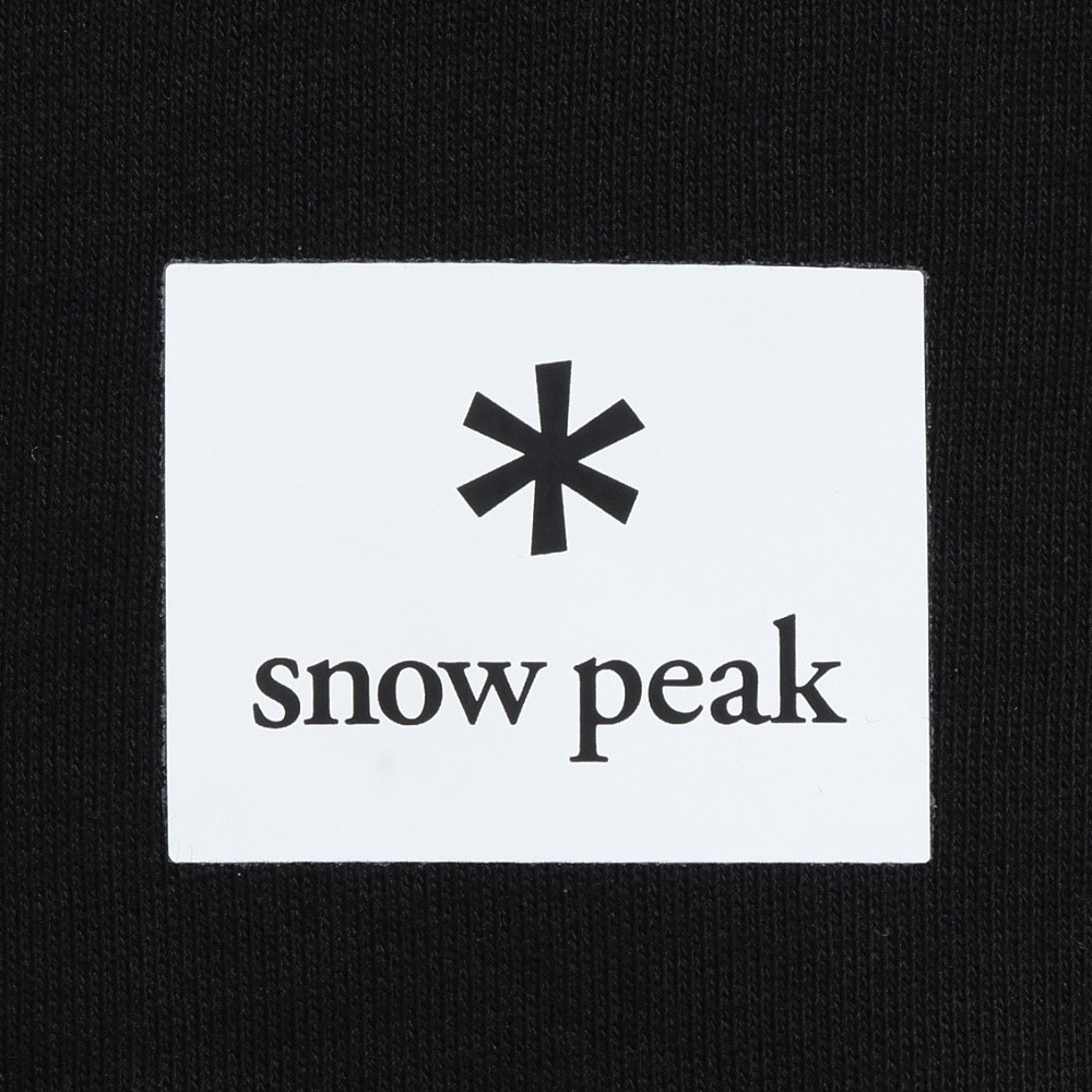 スノーピーク（snow peak）（メンズ）トレーナー スウェット スクエアロゴ フーディー BK NSD-SW-25AU002 019