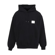 (メンズ)トレーナー スウェット スクエアロゴ フーディー BK NSD-SW-25AU002 019