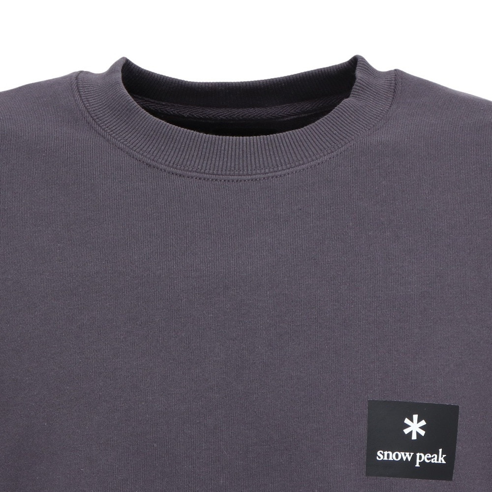 スノーピーク（snow peak）（メンズ）トレーナー Square Logo プルオーバー スウェット CH NSD-SW-25AU001 013