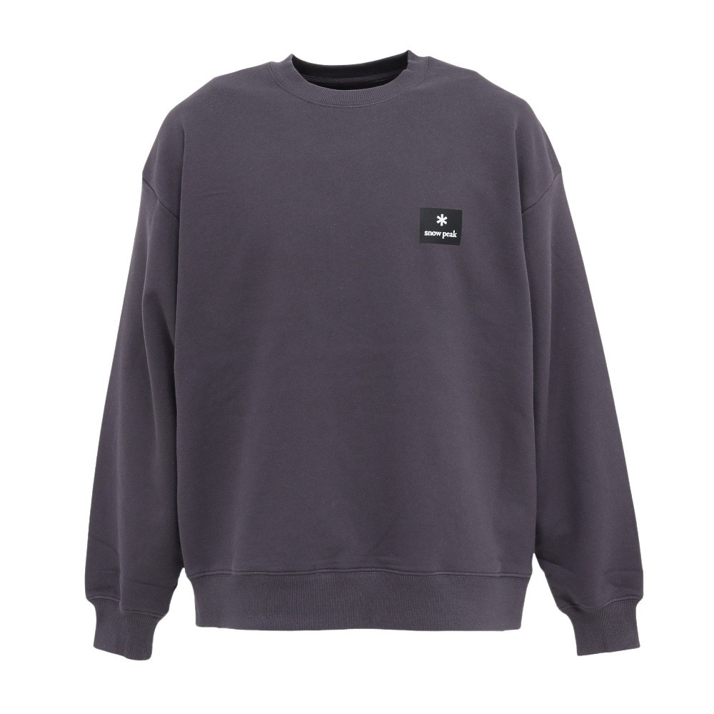 スノーピーク（snow peak）（メンズ）トレーナー Square Logo プルオーバー スウェット CH NSD-SW-25AU001 013