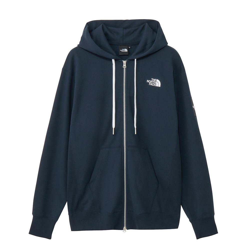 ネイビー フルジップパーカー ロゴ付き XLARGE（エクストララージ）の「STANDARD LOGO ZIP HOODED SWEATSHIRT