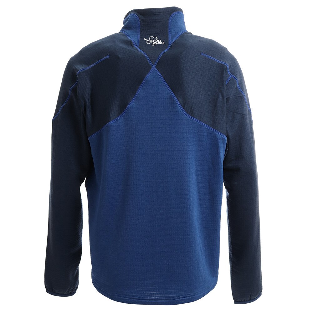 POLEWARDS（メンズ）DRYCOMFORT ジップシャツ PW22JB02 BLU
