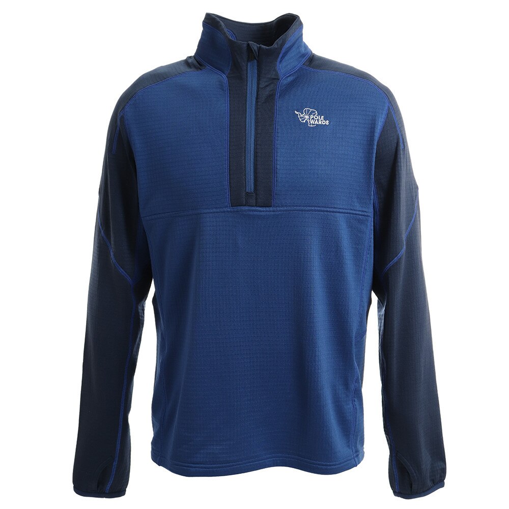 POLEWARDS（メンズ）DRYCOMFORT ジップシャツ PW22JB02 BLU