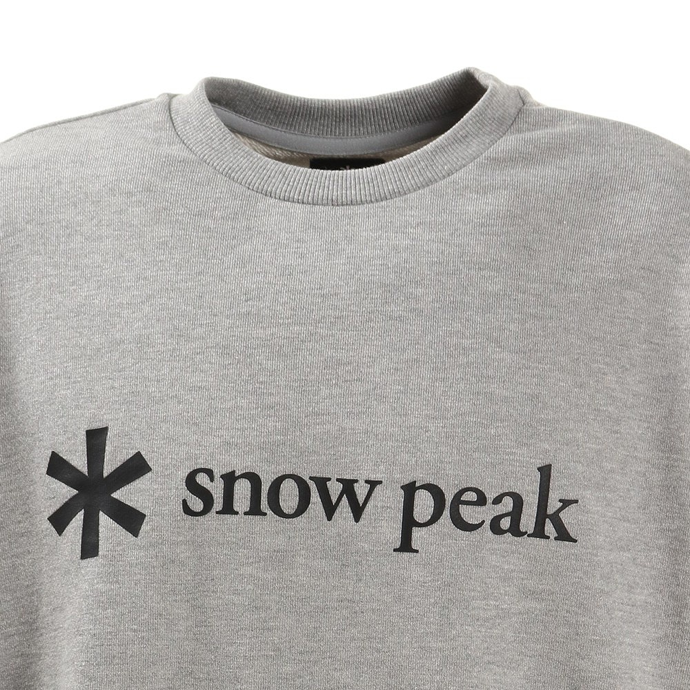 スノーピーク（snow peak）（メンズ）ロゴスウェットプルオーバー